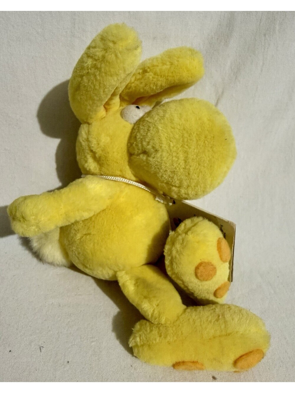 YELLOW Bunny plush toy HEYE 1993 NWT